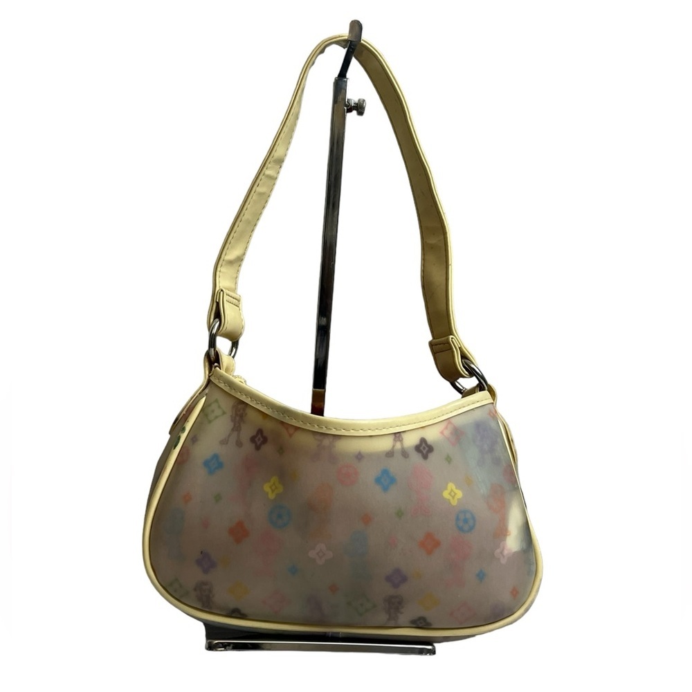 Vintage Bratz Y2K 2004 Frosted Jelly Monogram Vinyl Bag Purse Handbag - Picture 12 of 16